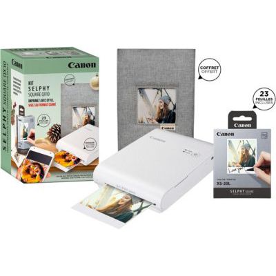 image Imprimante photo portable Canon Pack QX10 + 20 feuilles + Coffret