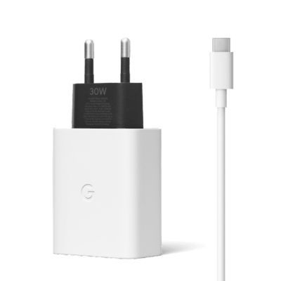 image Chargeur secteur Google USB-C 30W + cable 1 mètre