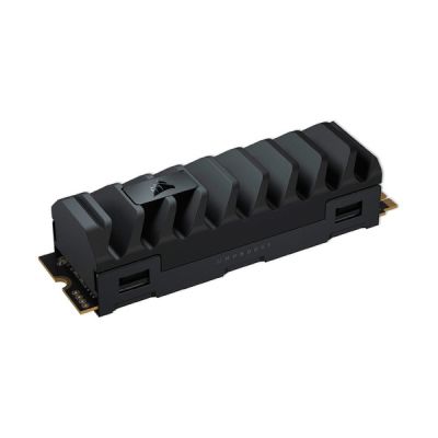 image Corsair MP600 PRO XT 4 To Disque SSD M.2 NVMe PCIe Gen4 x4 (Vitesses de Lecture Séquentielle jusqu'à 7 100 Mo/s et Vitesses d'écriture de 6 800 Mo/s, TLC NAND Haute Densité, Format M.2 2280) Noir