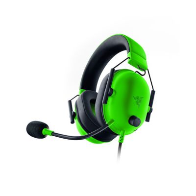 image Razer BlackShark V2 X - Casque Gaming Esports Multiplateforme (Haut-parleurs TriForce de 50mm, Annulation Passive du Bruit Avancée, Son 7.1 Surround, Microphone Cardioïde) Vert