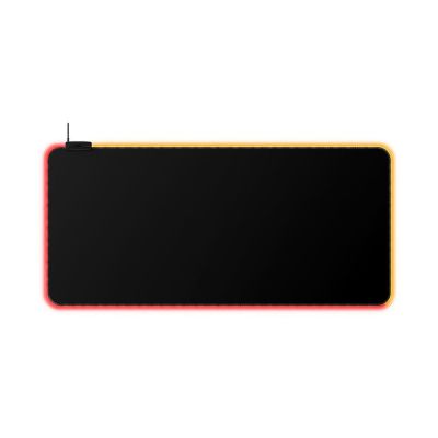 image HyperX Pulsefire Mat RGB Mouse Pad – Tapis de souris RGB, XL, Effets lumineux RGB, Surface en tissu enroulable, Mémoire embarquée, Permutation de profils via capteur tactile, Logiciel HyperX NGENUITY