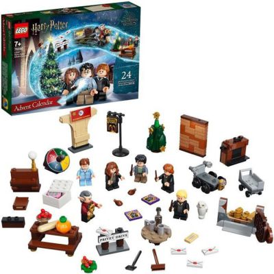 image LEGO 76390 Harry Potter Le Calendrier de l’Avent 2021, Jouet et Cadeau Enfant dès 7 Ans, avec 6 Minifigures Harry Potter