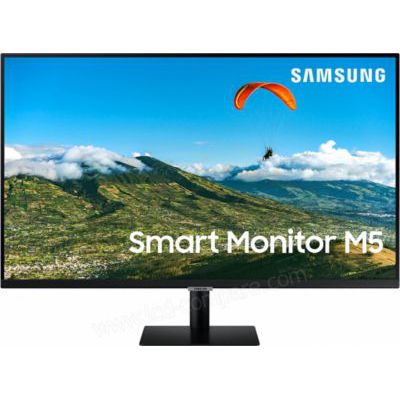 image Samsung Smart Monitor M5 27’’ en Resolution Full HD. Le 1er écran Tout-en-Un pour accéder Facilement à Vos Applications de Divertissement et Travail