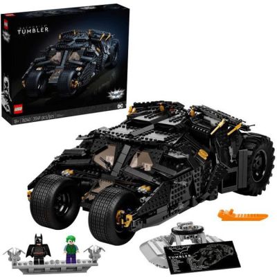 image LEGO 76240 DC Batman La Batmobile Tumbler, Set pour Adultes À Exposer Et À Collectionner, Idée Cadeau, Maquette Voiture