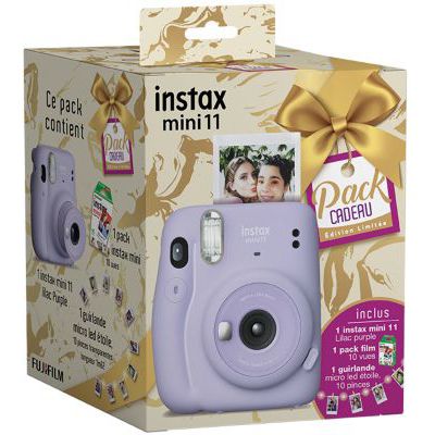 image Appareil photo Instantané Fujifilm Pack Cadeau INSTAX Mini 11 Lilas