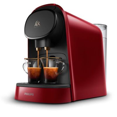 image Machine à café à capsules double espresso PHILIPS L'Or Barista  LM8012/51 - Rouge + 9 capsules