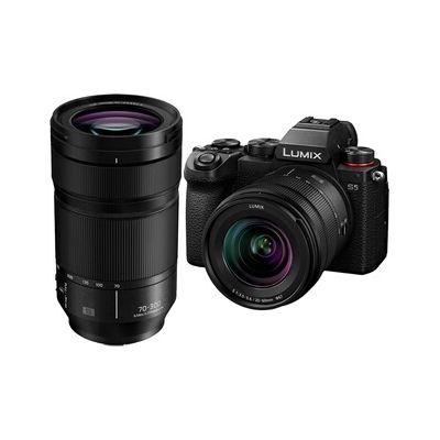 image Appareil photo hybride Panasonic Pack Lumix S5 + S 20-60mm f/3.5-5.6 + S 70-300mm f/4.5-5.6