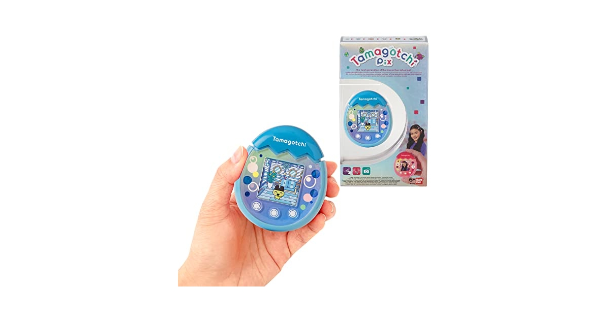 Bandai - Tamagotchi - Tamagotchi PIX - Floral Rose - Jeux & Jouets
