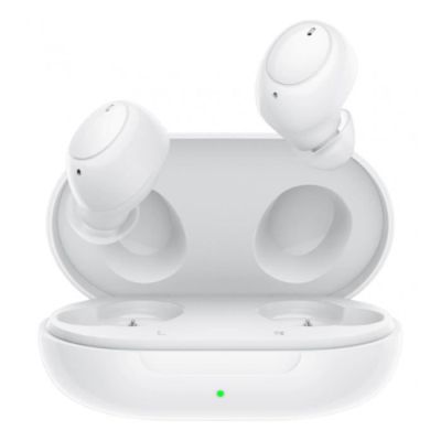 image OPPO Enco W12 Écouteurs sans Fil True Wireless, Bluetooth 5.2, 1 Microphone, contrôle Tactile, Suppression du Bruit, Assistant Vocal, compatibles avec Android et iOS, Blanc, Version Italienne