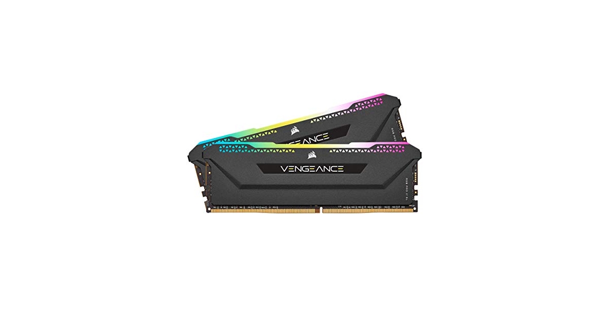 Corsair VENGEANCE RGB PRO SL 64 GB (2x32 GB) DDR4 3200MHz C16 (10 Ultra-heldere RGB-LED's, Intel XMP 2.0-ondersteuning, Intel Z390, AMD 300/400-serie, AMD X570-compatibel) Zwart