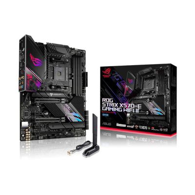 image Carte mère Asus ROG STRIX X570-E GAMING WIFI II (Socket AM4, Chipset AMD X570, PCI-Express 4.0, Format ATX)