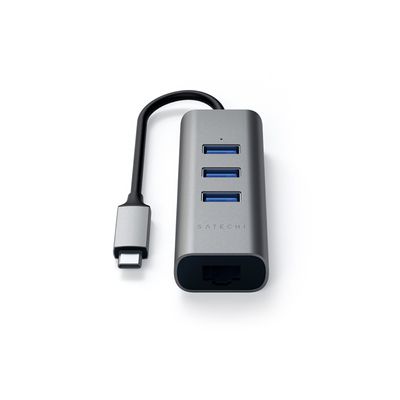 image Hub USB 4 en 1 Satechi Gris Sideral