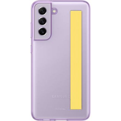 image Coque Samsung S21 FE Laniere violet - transparent