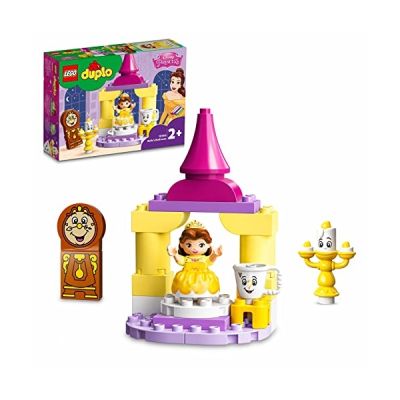LEGO 10960 Duplo Disney La Salle de Bal de Belle, Set Château Princesse de la Belle et la Bête, Jouet de Construction pour Les Enfants dès 2 Ans