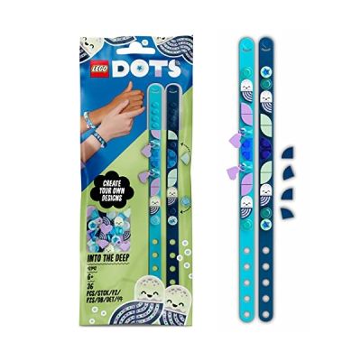 image Lego 41942 Dots Bracelets Porte-Bonheur Plongée en Eaux Profondes Set Charms, Loisirs Créatifs pour Enfants +6 Ans