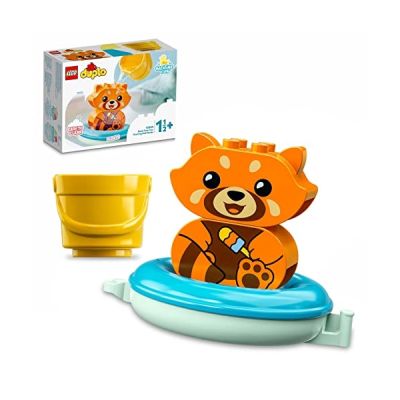 LEGO 10964 Duplo Jouet de Bain : Le Panda Rouge Flottant, Set Baignoire pour Bébés et Enfants de 1.5+ Ans