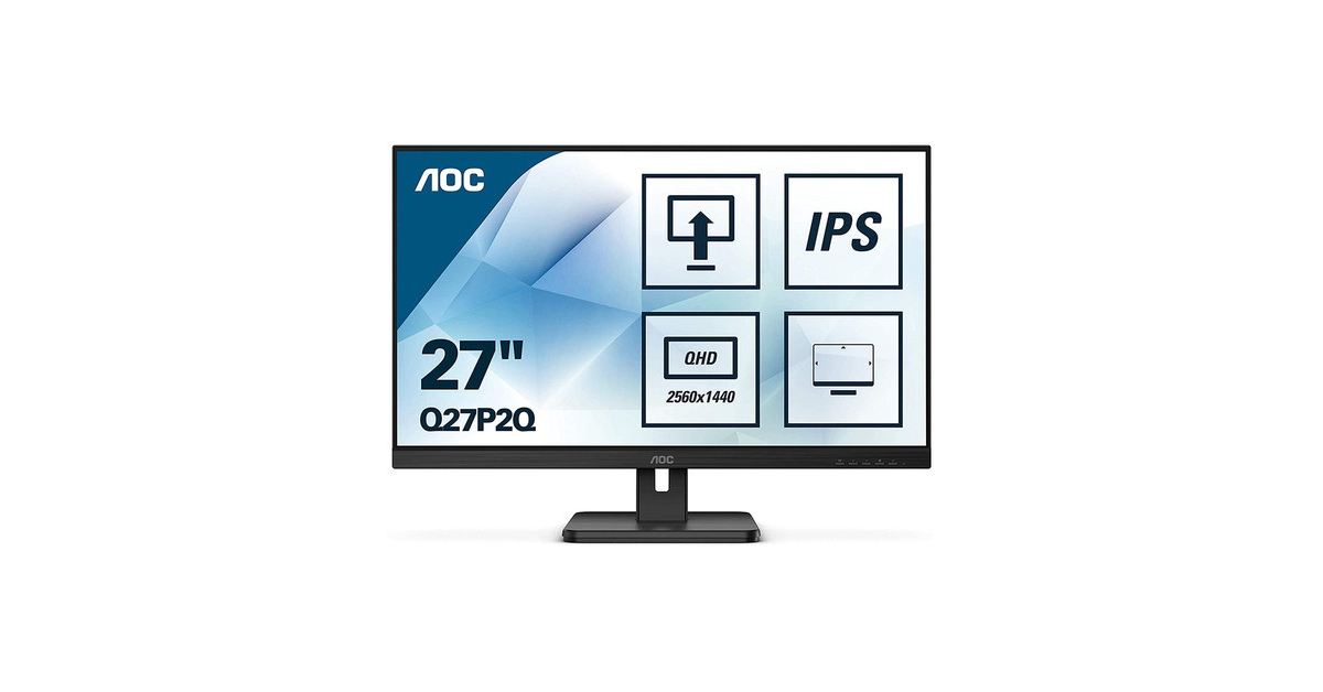 AOC Écran incurvé CU34P2A 86 cm (34 pouces) (HDMI, DisplayPort, hub USB,  3440 x 1440 px, 100 Hz, FreeSync) noir