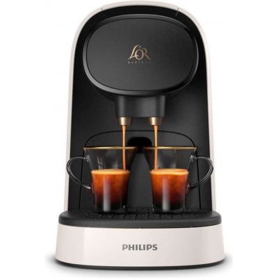 image Philips L'Or Barista, Cafetière Espresso, compatible Nespresso capsules, Capsules XXL pour 1 café double ou 2 cafés à la fois, Blanc, (LM8012/60)