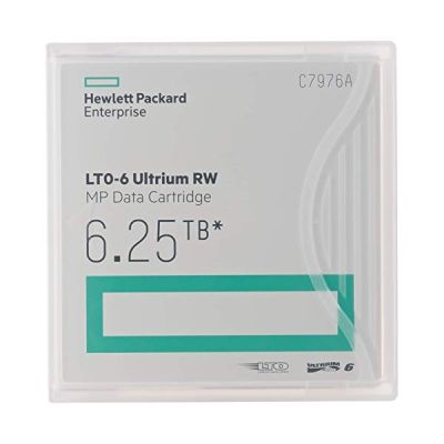 image Hewlett-Packard Enterprise C7976 a "6,25tb MP RW de données et laser LTO-6 Ultrium Noir