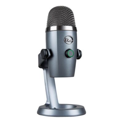 image Blue Microphones Yeti Nano, Micro USB pour Enregistrer, Streaming, Gaming, Podcast, Micro Gaming Condensateur avec Effets Blue VO!CE, Micro PC & Mac, Cardioïde & Omni, Monitoring sans latence - Gris