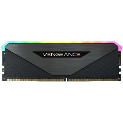 image Corsair Vengeance RGB RT 32Go (2x16Go) DDR4 3200MHz C16 Mémoire de Bureau (Éclairage RGB Dynamique, Optimisé pour AMD 300/400/500 Series, Compatible avec Intel 300/400/500 Series) Noir