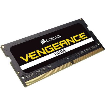 image Corsair VENGEANCE Performance Kit de mémoire 8 Go (1 x 8 Go) DDR4 3200 CL22 Mémoire SODIMM sans tampon pour processeurs Intel Core de 11e génération, Noir
