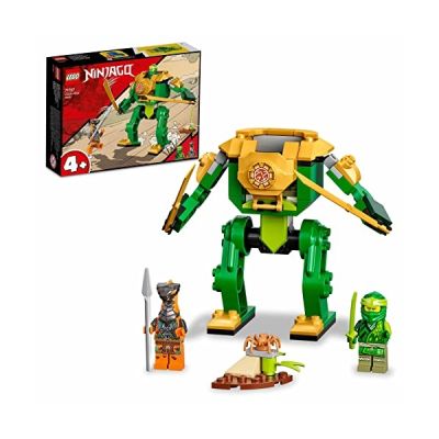 image LEGO 71757 Ninjago Le Robot Ninja de Lloyd, Jouet pour Enfant dès 4 Ans avec Figurine Serpent, Set de Construction