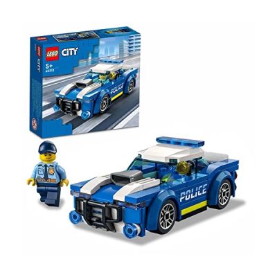 image LEGO City La Voiture de Police 60312 - Jeu de Construction conçu pour Les Enfants de 5 Ans et Plus - Inclut Une minifigurine de Policier avec Une Lampe de Poche et Un képi (94 pièces)