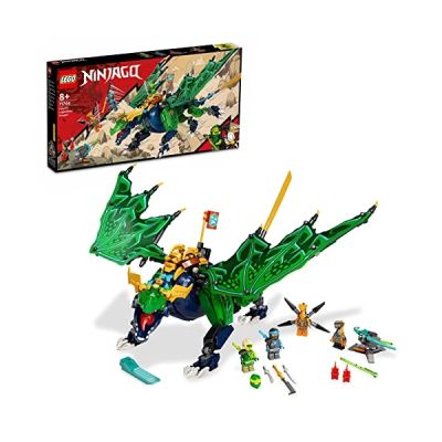 image LEGO 71766 Ninjago Le Dragon Légendaire de Lloyd, Jouet avec Figurines Serpent, et 4 Minifigurines, Bannières de Mission à Collectionner, pour Enfants