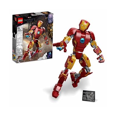 image LEGO 76206 Marvel L’Armure Articulée d’Iron Man, Figurine Collectionner, Jouet pour Les Enfants dès 9 Ans Avengers: Age of Ultron, Set Infinity Saga