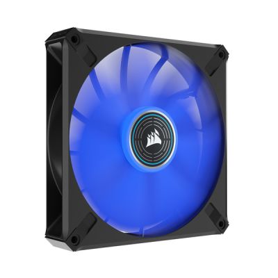 image Ventilateur à LED bleues à lévitation magnétique CORSAIR ML140 LED ELITE 140 mm avec technologie AirGuide, vendu seul