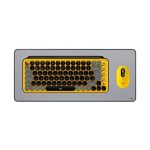 image produit Logitech POP Mouse, Souris Sans Fil avec Emojis Personnalisables, Technologie SilentTouch, Défilement Précision/Vitesse, Design Compact, Bluetooth, USB, Multidispositifs, Compatible OS - Blast