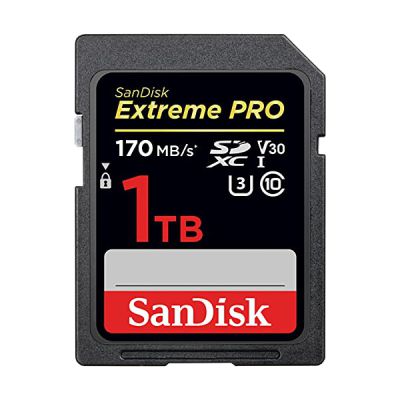 image SanDisk Extreme PRO 1TB SDXC Memory Card up to 170MB/s, UHS-1, Class 10, U3, V30