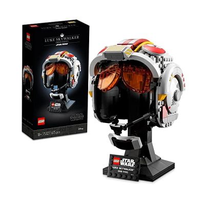 LEGO 75327 Star Wars Le Casque Red Five De Luke Skywalker, Kit de Construction de Modèle Réduit à Collectionner, Maquette à Construire, Décoration et Cadeau pour Adultes