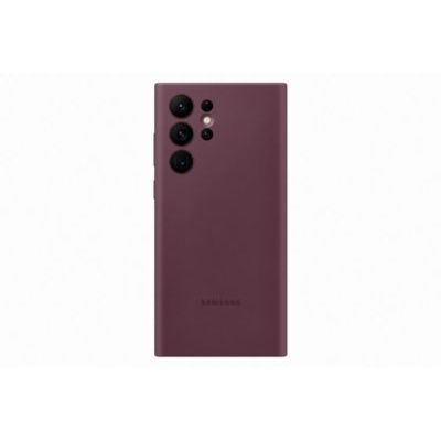 Coque Samsung S22 Ultra Silicone bordeaux
