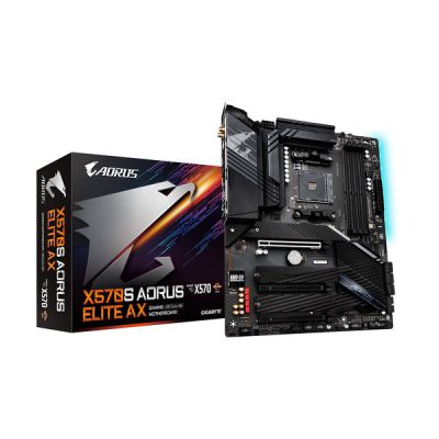 image GIGABYTE AM4 X570S AORUS Elite AX Noir