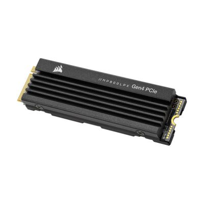 image Corsair MP600 Pro LPX 500GB M.2 NVMe PCIe x4 Gen4 SSD - Optimisé pour La PS5 (Jusqu’à 7,100MB/sec Lecture Séquentielle Ultrarapides Allant, 6,800MB/sec D’écriture Séquentielle Allant) Noir