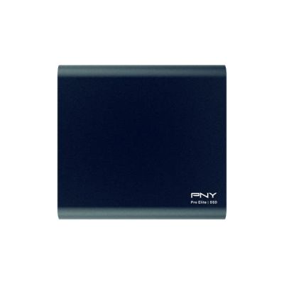 PNY Pro Elite CS2060 Color Edition 500Go USB 3.2 Gen 2 Portable SSD Type-C Bleu Foncé