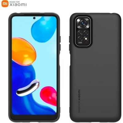 image Xiaomi Made for Coque Semi-Rigide pour Redmi Note 11/11S, Noir