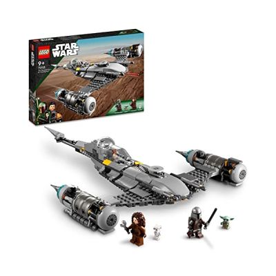 image LEGO Star Wars Le Chasseur N-1 Mandalorien - Le Livre de Boba Fett: Aventure Spatiale avec Figurines Bébé Yoda, Droïde - Jouet de Construction pour Enfants - Idée Cadeau Garçons et Filles 75325