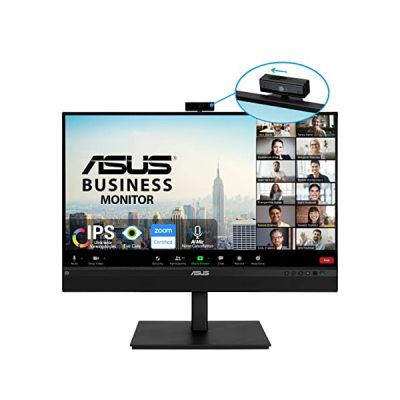 ASUS BE27ACSBK - Ecran PC 27'' WQHD Webcam rotative 2MP et Micro - Dalle IPS - 16:9-2560x1440-350cd/m² - Display Port, HDMI, 1x USB-C & 4X USB 3.0 - Haut-parleurs - Kit Mini PC - Zoom Certified