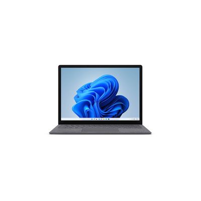 image Microsoft Surface Laptop 4 - Ordinateur Portable (Windows 11, écran tactile 13.5", Processeur AMD R5se, 8 Go RAM, 256 Go SSD, Clavier Français AZERTY) - Platine, finition Alcantara