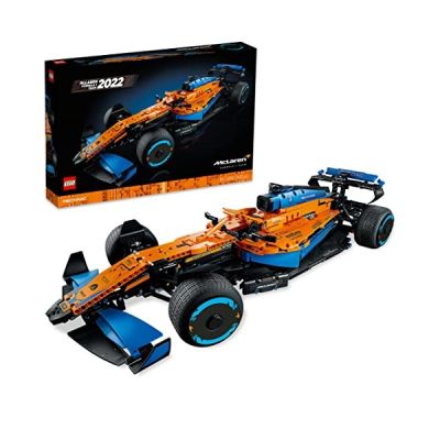 image LEGO Technic La Voiture De Course McLaren Formula 1 2022 pour Adultes avec 1434 Pièces Modèle Réduit de Voiture de F1, Kit de Construction Idée Cadeau pour Hommes, Femmes, Décoration intérieure 42141