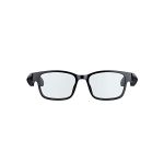 image produit Razer Anzu - Lunettes à filtre anti-lumière bleue ou lunettes de soleil audio (Rectangle, Small) (Son à faible latence, Conception IPX4 résistante à l’eau, Micro intégré et haut-parleurs) Noir