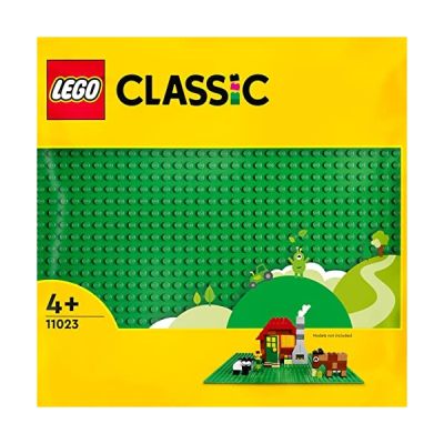 image LEGO 11023 Classic La Plaque De Construction Verte 32x32, Socle de Base pour Construction, Assemblage et Exposition