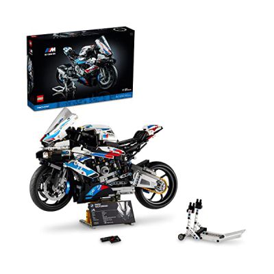 image LEGO 42130 Technic BMW M 1000 RR: Modèle Réduit de Moto BMW, Cadeau de Construction pour Enfants et Adultes, Maquette Mécanique, Idée de Cadeau pour Les Fans de Motos