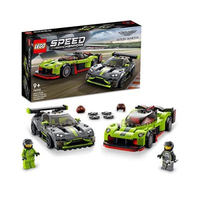 LEGO 76910 Speed Champions Aston Martin Valkyrie AMR Pro & Vantage GT3: Maquette de Voitures de Course à Construire, Cadeau pour Les Enfants, Garçons et Filles, à Collectionner