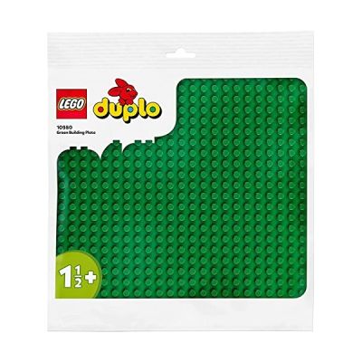 image LEGO 10980 Duplo La Plaque De Construction Verte, Socle de Base pour Assemblage et Exposition, Jouet de Construction pour Enfants