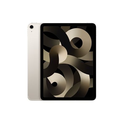 image Apple 2022 iPad Air 10,9 Pouces (Wi‑FI + Cellular, 64 Go) - Lumière stellaire (5ᵉ génération)