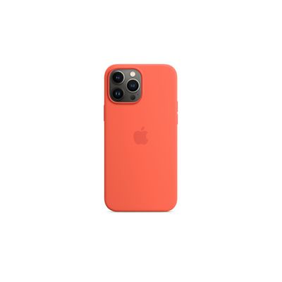 image Coque et étui téléphone mobile Apple Coque en silicone avec MagSafe pour iPhone 13 Pro Max - Nectarine